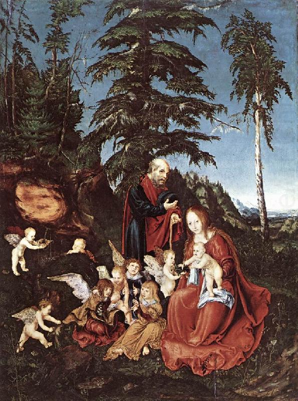 CRANACH, Lucas the Elder The Rest on the Flight into Egypt  dfg china oil painting image